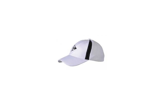 Twill cap Dunlop polyester/ microfiber white/black Twill cap Dunlop polyester/ microfiber white/black