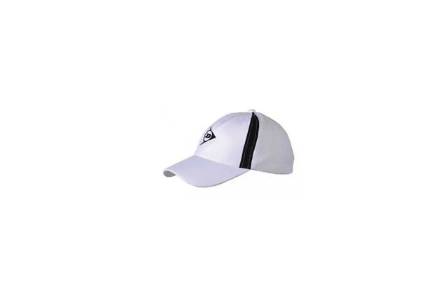 Twill cap Dunlop polyester/ microfiber white/black Twill cap Dunlop polyester/ microfiber white/black