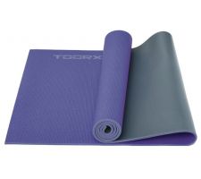 Yoga mat Toorx MAT177 PVC 173x60x0,6 PVC Purple/ Grey