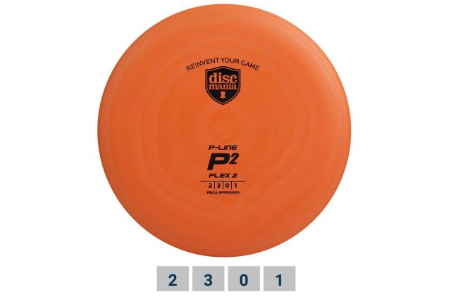Discgolf DISCMANIA Putter P-LINE FLEX P2 Orange 2/3/0/1 Discgolf DISCMANIA Putter P-LINE FLEX P2 Orange 2/3/0/1