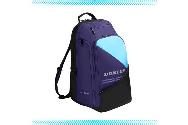 Backpack DUNLOP FX-PERFORMANCE 32L violet/black/cyan Backpack DUNLOP FX-PERFORMANCE 32L violet/black/cyan