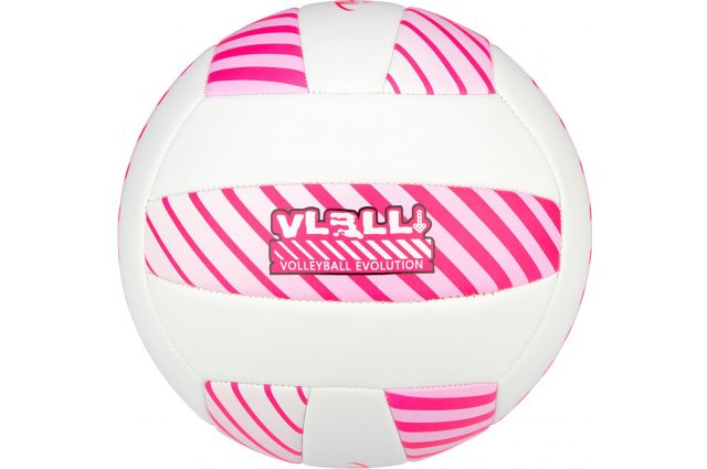 Volleyball ball AVENTO 16VF Pink/White PVC leather Volleyball ball AVENTO 16VF Pink/White PVC leather
