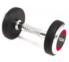 Professional rubber dumbbell Toorx 12kg