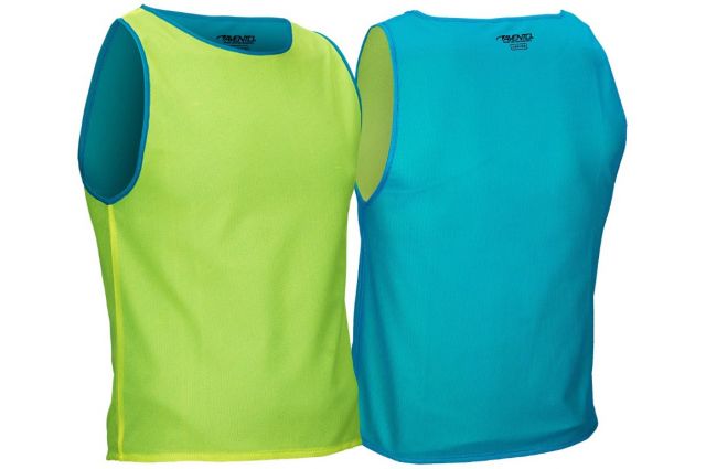 Avento training vest AVENTO 75OG yellow/blue Avento training vest AVENTO 75OG yellow/blue