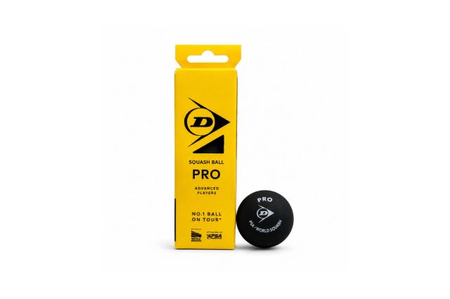 Squash ball Dunlop PRO WSF/PSA 4x3