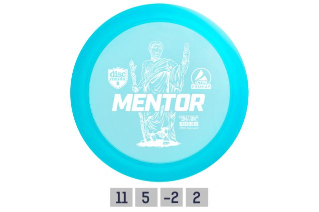 Discgolf DISCMANIA Distance Driver MENTOR Active Premium Blue 11/5/-2/2 Discgolf DISCMANIA Distance Driver MENTOR Active Premium Blue 11/5/-2/2