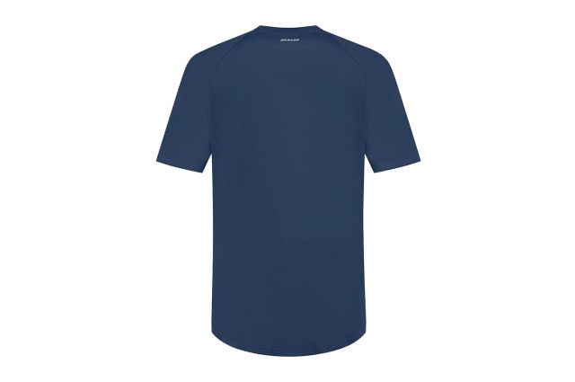 T-shirt for kids DUNLOP CLUB BOYS CREW TEE Tamsiai mėlyna