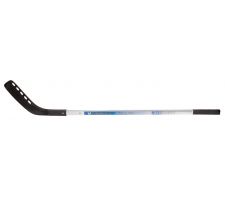 Hockey stick NIJDAM 0181 aluminium 110 cm. Silver/Blue