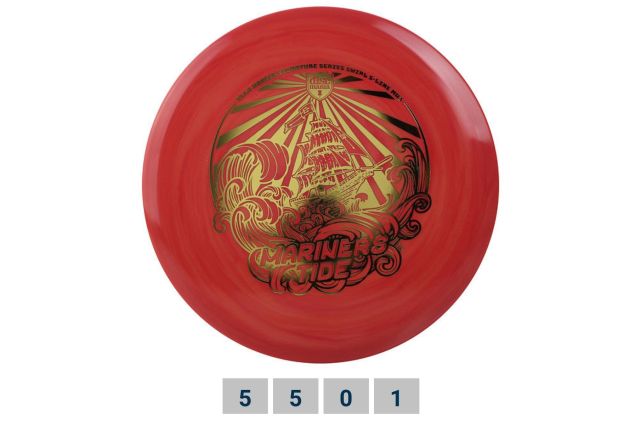 Discgolf DISCMANIA Midrange Driver S-LINE SWIRL MD3 Mariners Tide Yellow/Red 5/5/0/1 Discgolf DISCMANIA Midrange Driver S-LINE SWIRL MD3 Mariners Tide Yellow/Red 5/5/0/1