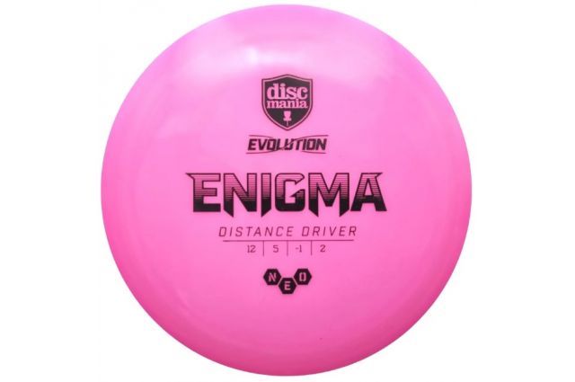 Discgolf DISCMANIA Distance Driver NEO ENIGMA Evolution 12/5/-1/2 Pink Discgolf DISCMANIA Distance Driver NEO ENIGMA Evolution 12/5/-1/2 Pink