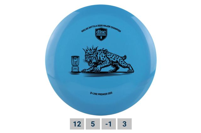 Diskgolfo diskas DISCMANIA Q-LINE PREMIER DD3 Champions Cup 2026 Diskgolfo diskas DISCMANIA Q-LINE PREMIER DD3 Champions Cup 2026