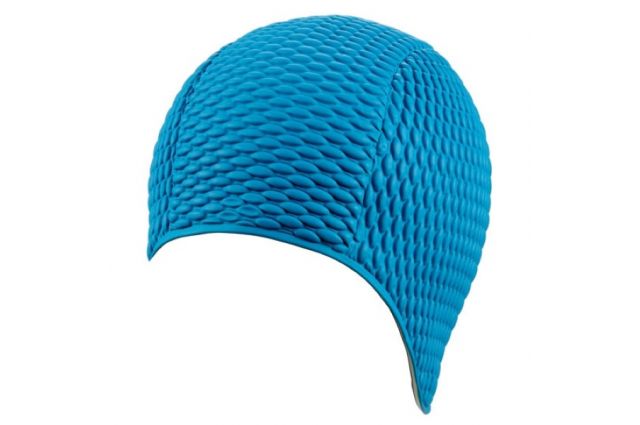 Swim cap adult BECO BUBBLE 7300 6 rubber blue for adult Mėlyna Swim cap adult BECO BUBBLE 7300 6 rubber blue for adult