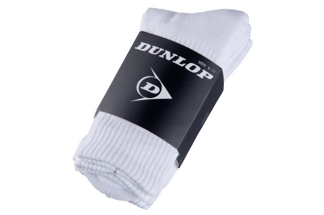 Socks unisex DUNLOP Crew size 39-46, 3-pack Socks unisex DUNLOP Crew size 39-46, 3-pack