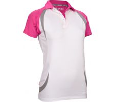 T-shirt for women AVENTO 33VC WFG 40 White/Fuchsia/Grey