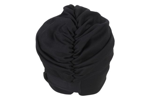 Fabric swimming cap FASHY 3483 20 black, ladies Juoda Fabric swimming cap FASHY 3483 20 black, ladies