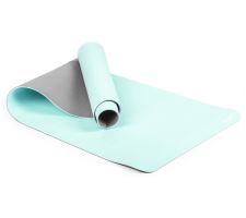 Yoga Mat GYMSTICK Vivid line 61330TU 170x60x0,4cm Turquoise/Grey