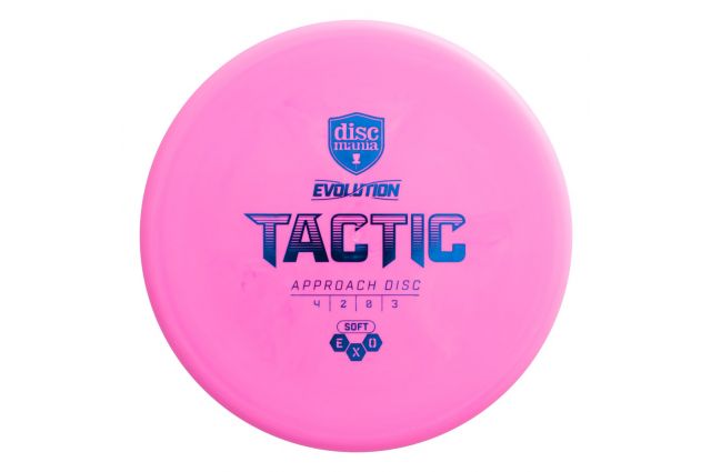 Discgolf DISCMANIA Midrange driver SOFT EXO TACTIC Evolution Pink 4/2/0/3 Discgolf DISCMANIA Midrange driver SOFT EXO TACTIC Evolution Pink 4/2/0/3