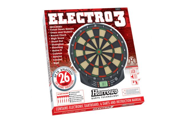 Darts taikinys elektr. HARROWS ELECTRO 3 Darts taikinys elektr. HARROWS ELECTRO 3