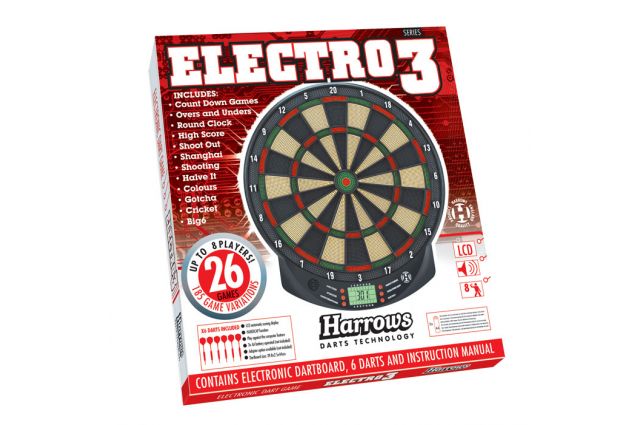 Dartboard HARROWS ELECTRO 3 DARTGAME Dartboard HARROWS ELECTRO 3 DARTGAME