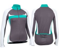 Women's shirt for cycling AVENTO 81BR AWT