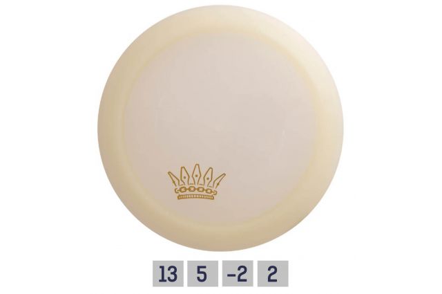 Discgolf DISCMANIA Distance Driver Glow Premium Majesty (Mini), White13/5/-2/2 Discgolf DISCMANIA Distance Driver Glow Premium Majesty (Mini), White13/5/-2/2