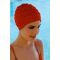 FASHY Fabric swimcap with plastic lining 3401 40 red Raudona FASHY Fabric swimcap with plastic lining 3401 40 red