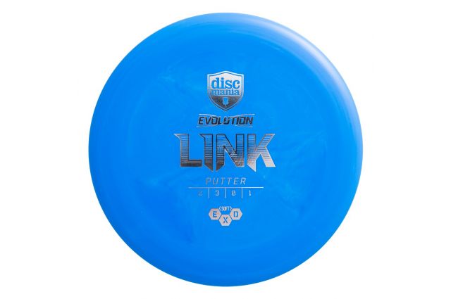 Discgolf DISCMANIA Putter SOFT EXO LINK Evolution Blue 2/3/0/1 Discgolf DISCMANIA Putter SOFT EXO LINK Evolution Blue 2/3/0/1