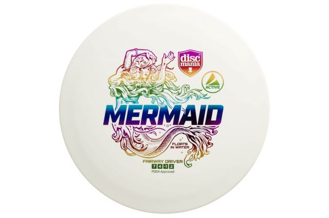 Discgolf DISCMANIA Fairway Driver MERMAID flofts in water  White 7/4/-1/2 Discgolf DISCMANIA Fairway Driver MERMAID flofts in water  White 7/4/-1/2