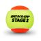 Tennis balls Dunlop STAGE 2 ORANGE 3-tube ITF Tennis balls Dunlop STAGE 2 ORANGE 3-tube ITF