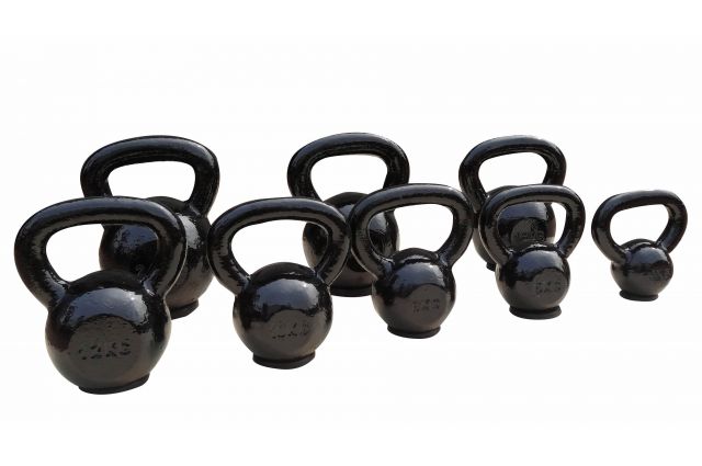 Kettlebell cast iron with rubber base TOORX 12kg Kettlebell cast iron with rubber base TOORX 12kg