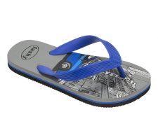 Slippers for kids V-Srap FASHY MONTI 7410, 50 blue 30/38 sizes