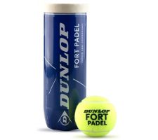 Padel tennis ball Dunlop, FORT PADEL 3-pet FIP approved