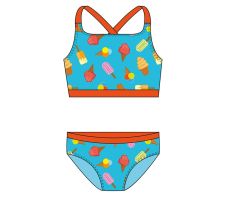 Maudymosi bikini mergaitėms FASHY 25799 01 104 cm