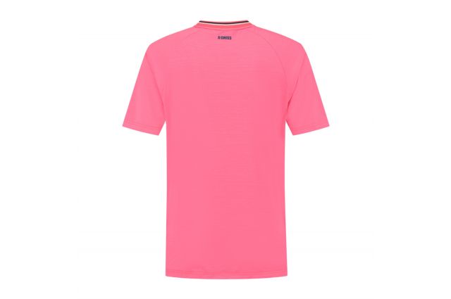 T-shirt for men K-SWISS HYPERCOURT MELANGE 3 L pink Rožinė T-shirt for men K-SWISS HYPERCOURT MELANGE 3 L pink