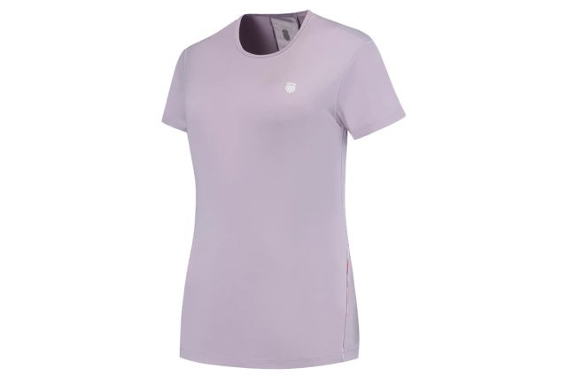 T-shirt for women K-SWISS HYPERCOURT ADVANTAGE 4 L orchid petal Violetinė T-shirt for women K-SWISS HYPERCOURT ADVANTAGE 4 L orchid petal