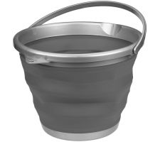 Bucket Foldable Abbey Camp 21WK GRA 10l grey