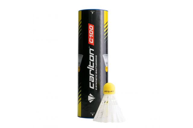 Badmintono skrajukės CARLTON C100 Balta Badmintono skrajukės CARLTON C100