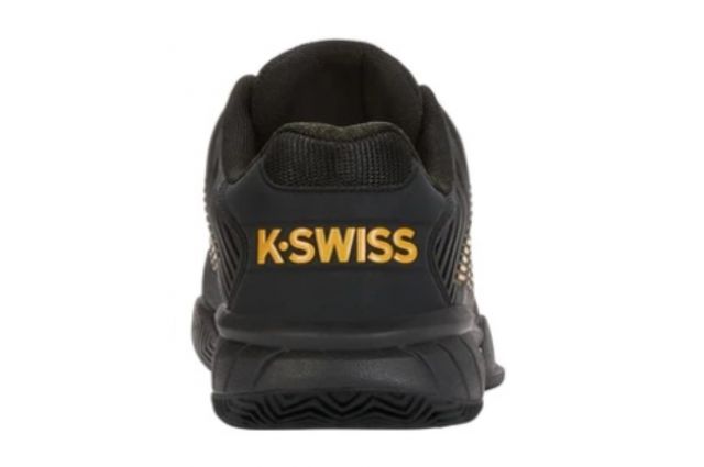 Tennis shoes for men K-SWISS HYPERCOURT EXPRESS 2 HB 071 black/yellow, size UK10/44,5EU Tennis shoes for men K-SWISS HYPERCOURT EXPRESS 2 HB 071 black/yellow, size UK10/44,5EU