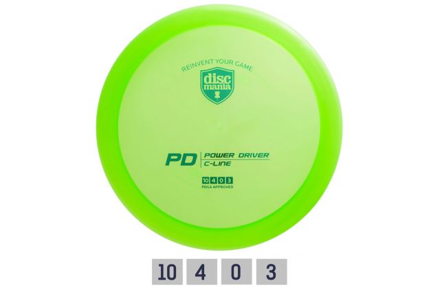 Discgolf DISCMANIA  Distance Driver C-LINE PD Green 10/4/0/3 Discgolf DISCMANIA  Distance Driver C-LINE PD Green 10/4/0/3