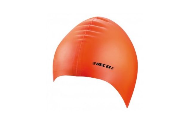 BECO Silicone swimming cap 7390 3 orange Oranžinė BECO Silicone swimming cap 7390 3 orange