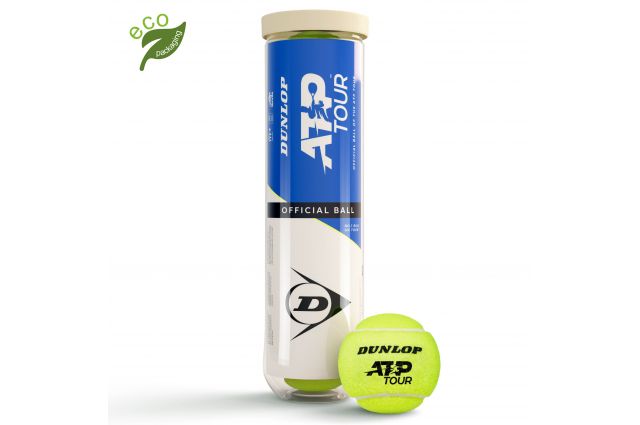 Lauko teniso kamuoliukai DUNLOP ATP OFFICIAL TOUR 4vnt Lauko teniso kamuoliukai DUNLOP ATP OFFICIAL TOUR 4vnt