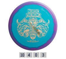 Discgolf DISCMANIA Distance Driver S-LINE PD NORDIC PHENOM 2 purple/bright 10/4/0/3