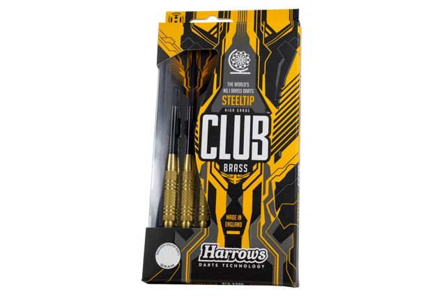 Darts strėlytės steeltip HARROWS CLUB BRASS