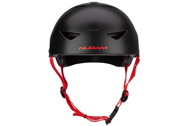 Helmet NIJDAM Vert fyren N60EA02 L Black/Red