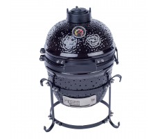 Ceramic barbecue KAMADO TasteLab 13'' Black with accessories