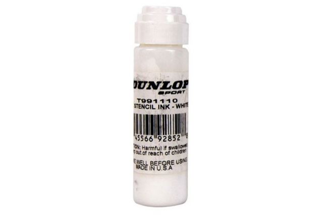 Dunlop stencil for strings (tennis) white Dunlop stencil for strings (tennis) white