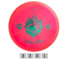 Discgolf DISCMANIA Putter COSMIC STONE C-Line red 3/3/0/1