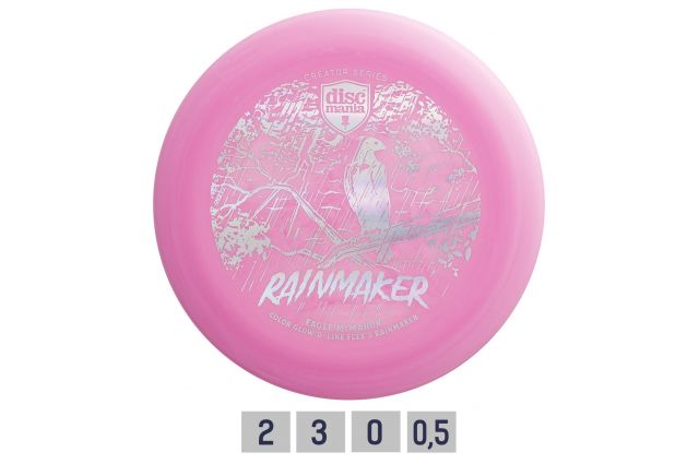 Discgolf DISCMANIA Putter D-LINE FLEX 3 Rainmaker Eagle Mcmahon Pink 2/3/0/0,5 Discgolf DISCMANIA Putter D-LINE FLEX 3 Rainmaker Eagle Mcmahon Pink 2/3/0/0,5