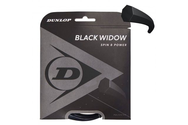 Stygos raketei DUNLOP Black Widow 16G/1.31mm Stygos raketei DUNLOP Black Widow 16G/1.31mm