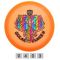 Diskgolfo diskas DISCMANIA C-LINE FD Glow Metaflake Solar Flame Fairway Driver Diskgolfo diskas DISCMANIA C-LINE FD Glow Metaflake Solar Flame Fairway Driver